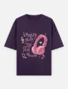 "Music make my day" Unisex Oversized T-shirt
