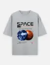 "Our Space" Graphic Unisex Oversized T-shirt