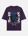"Break The Rules" Graphic Unisex Oversized T-shirt