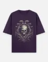 Gothic Skull Motif Unisex Oversized T-shirt
