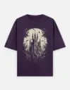 Dark Castle Full Moon Graphic Unisex Oversized T-shirt