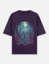 Midnight Procession Graphic Unisex Oversized T-shirt