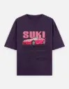 Suki Veilside Specs Graphic Unisex Oversized T-shirt