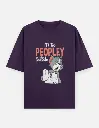 Tom's "Too Peopley Outside" Graphic Unisex Oversized T-shirt