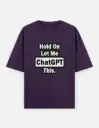 Chat GPT Meme Graphic Unisex Oversized T-shirt