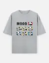 "Mood Of The Day" Graphic Unisex Oversized T-shirt