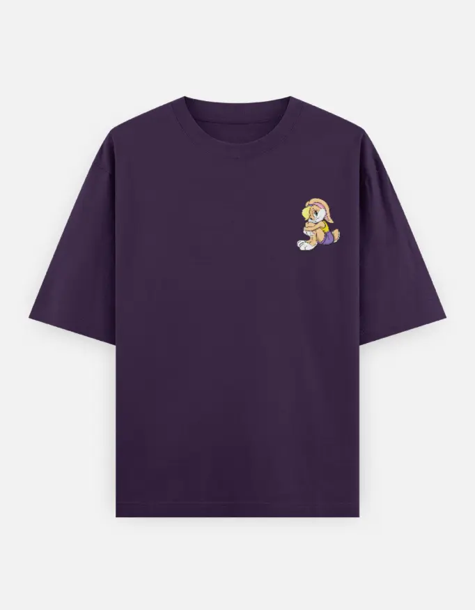 "Wascally Wabbits" Graphic Couple Unisex Oversized T-shirt