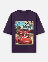 Lightning McQueen and Master Graphic Unisex Oversixed T-shirt