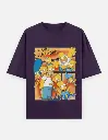 The Simpsons Family And Friends Graphic Unisex Oversized T-shirt