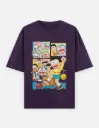 Doraemon And Nobita Graphic Unisex Oversized T-shirt
