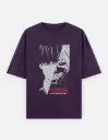 Ghoul Kaneki Split Identity Unisex Oversized T-shirt