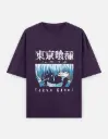 Ghoul Blue Haired Unisex Oversized T- shirt