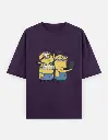 Minions Selfie Graphic Unisex Oversized T-shirt
